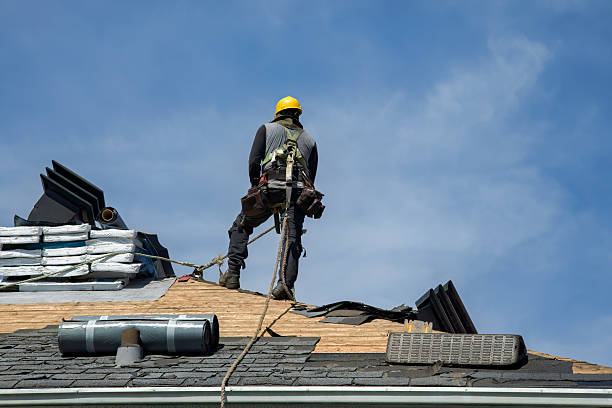 Professional Gutter Installation technician working in Wells, NV